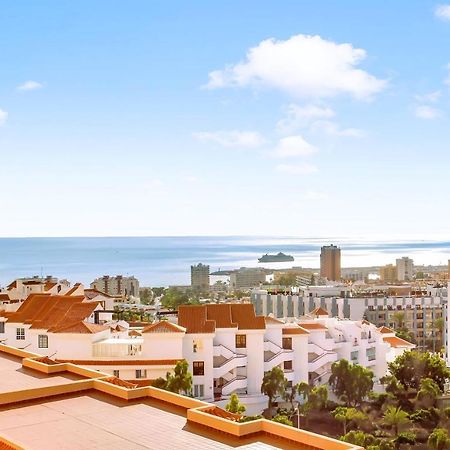 Top Floor, Sea View, Huge Terrace, Heated Pool, Garage Los Cristianos  Kültér fotó